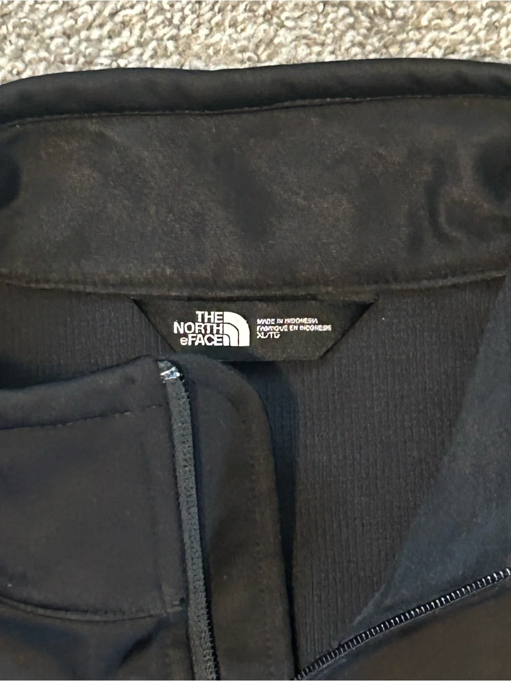NWT The North Face Ridgewall Soft Shell Vest Mens XL Black Full Zip IVX Health